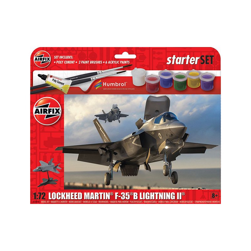 Airfix Lockheed Martin F35B Lightning II 1/72 Starter Set 55010