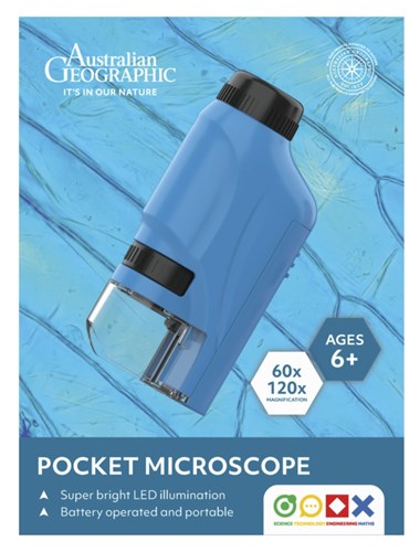 Australian Geographic Pocket Microscope ULTGW0573 GA0073