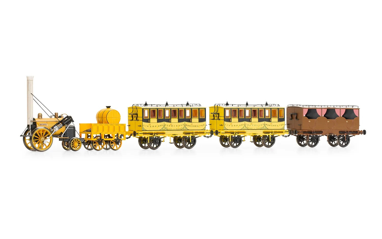 Hornby L&MR Stephensons Rocket Train Pack R30090 – Leading Edge