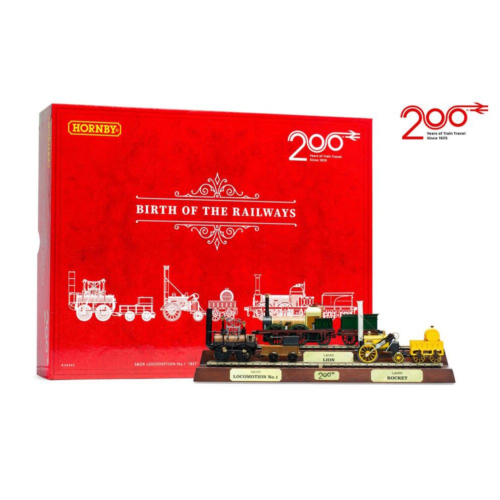 HORNBY BIRTH OF THE RAILWAYS 200TH ANNIVERSARY TRAIN PACK R30445