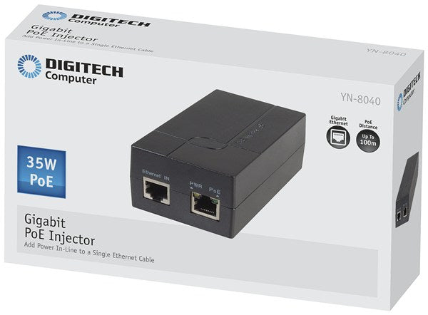 YN8040 POE Injector Gigabit 35W