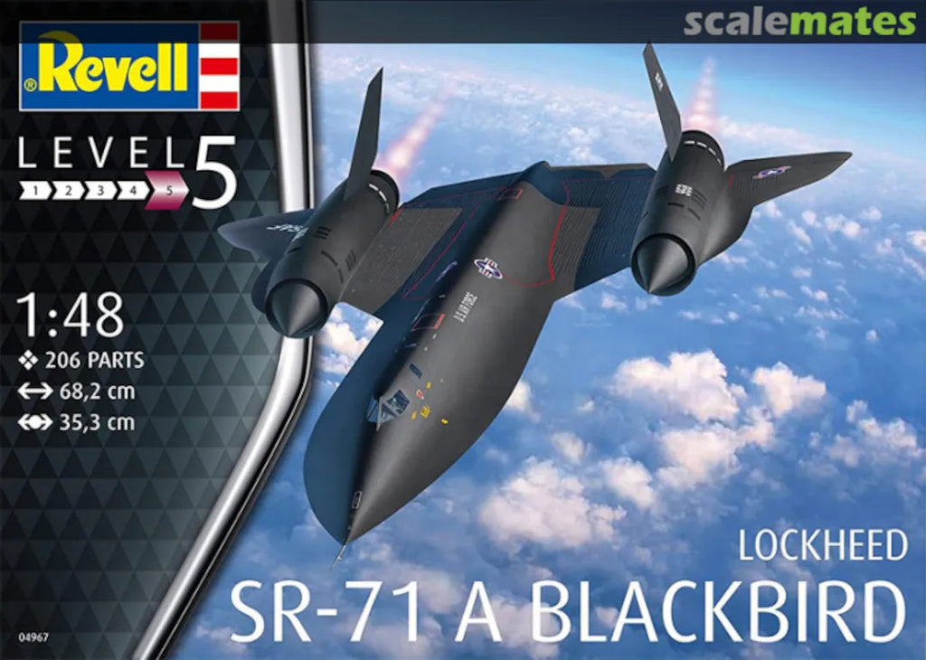 Revell Lockheed SR71 Blackbird 1:48 04967