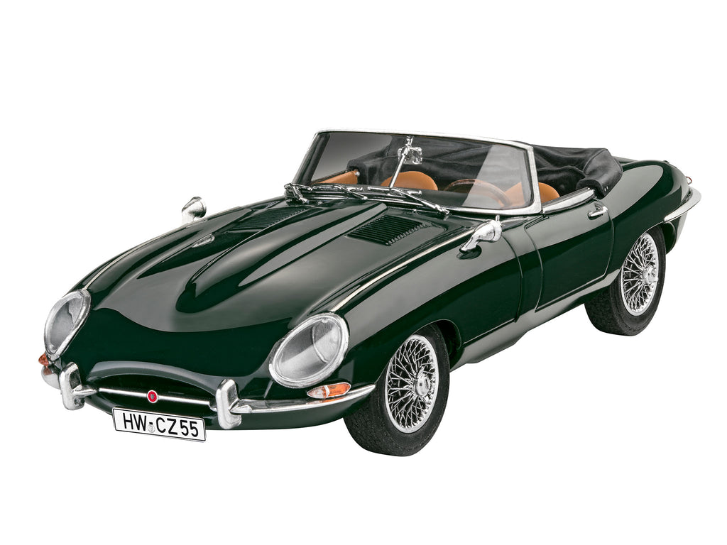 REVELL JAGUAR E-TYPE ROADSTER 1:24 Scale 07687