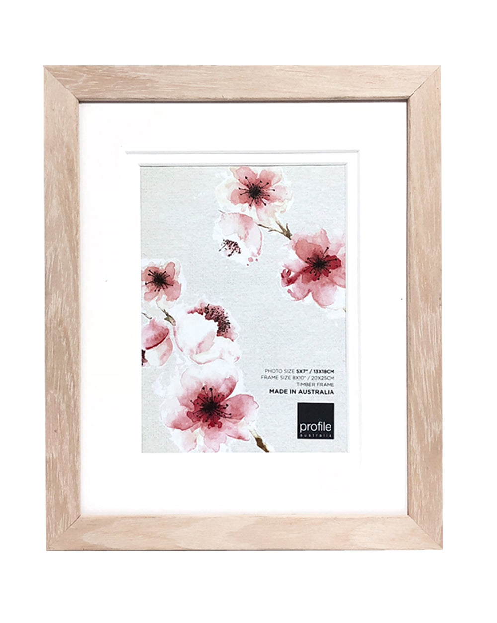 10420 Polar Birch Double matted Photo Frame