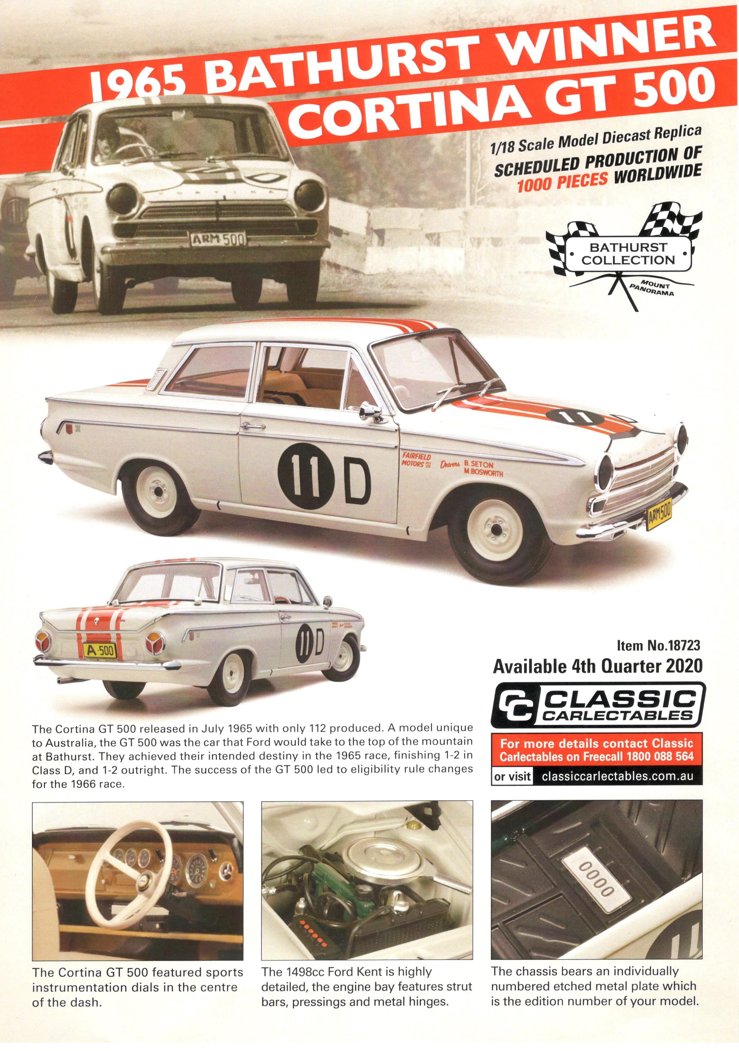 Classic Carlectables 1965 Bathurst Winner Cortina GT500 18723