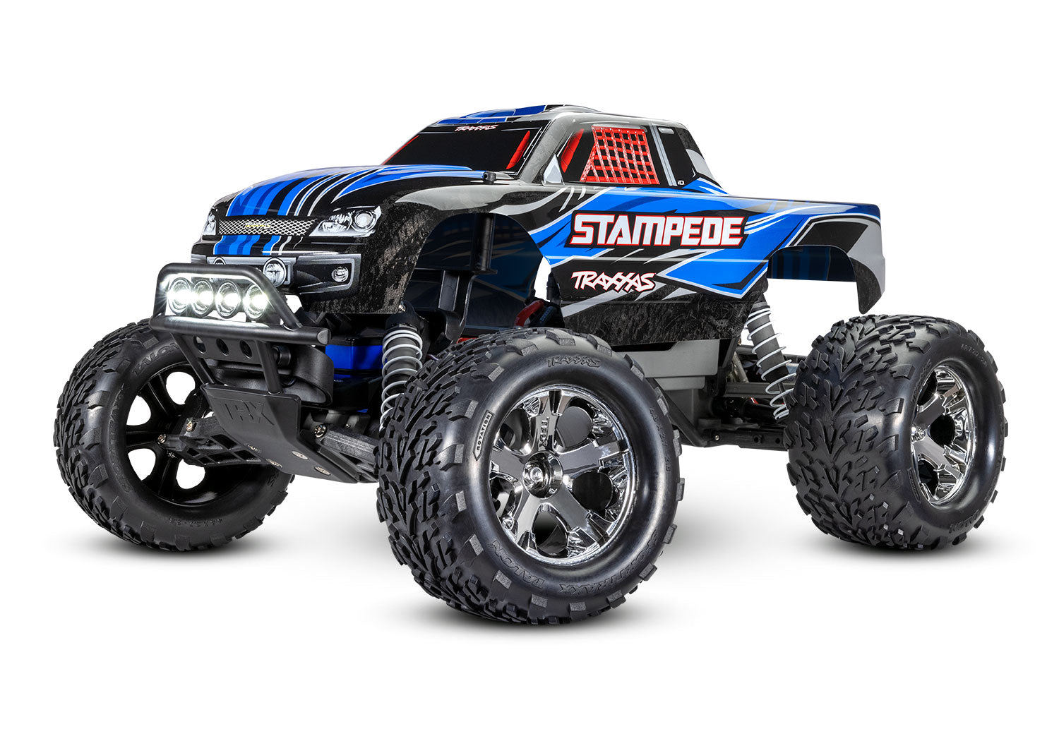Traxxas Stampede 2WD Blue w/LED 36054-61
