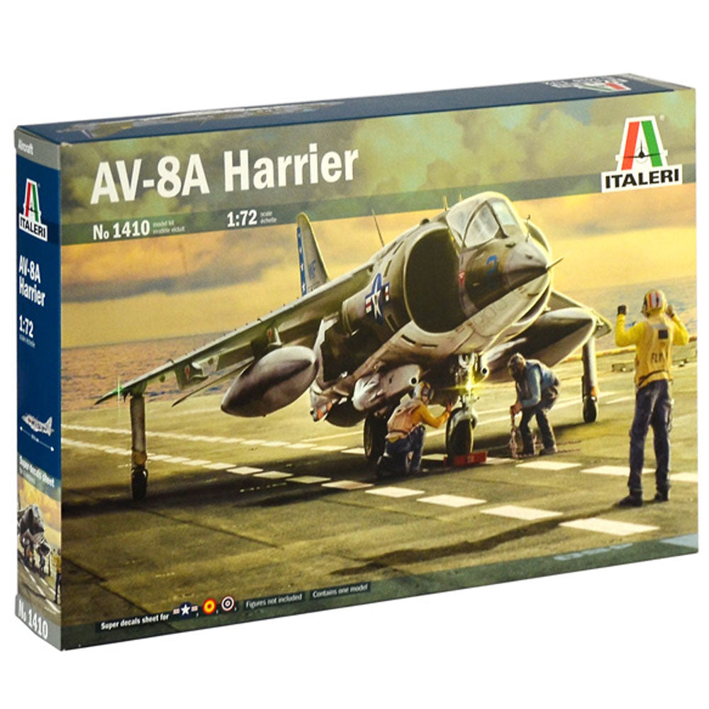 Italeri AV8A Harrier Fighter Jet 1:72 1410S