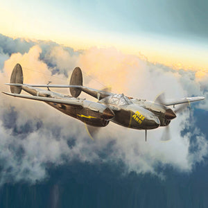 ITALERI P-38J "LIGHTNING: 1:72 Scale 1446S