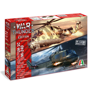 Italeri UH-1C & Mi24D Helicopter 1:72