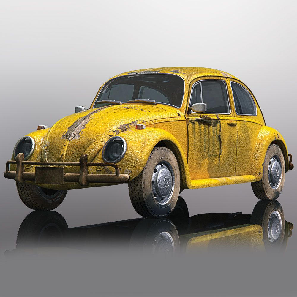 Scalextric VW BEETLE RUSTY YELLOW C4045