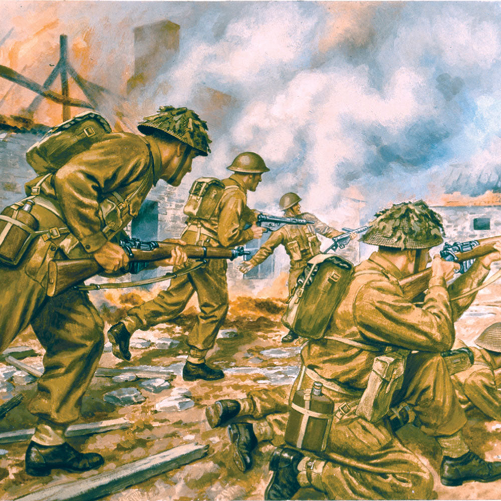 AIRFIX WWII BRITISH INFANTRY 1:32 Scale 02718V