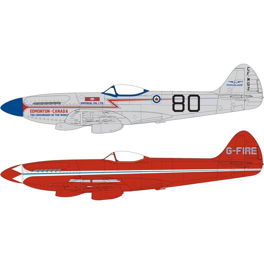 AIRFIX SUPERMARINE SPITFIRE MKXIV RACE SCHEMES 1:48 05139