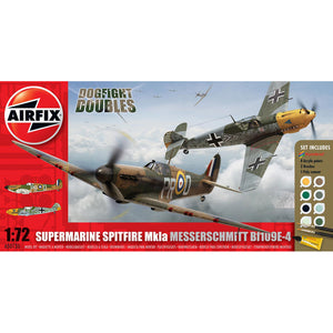 AIRFIX SPITFIRE MKIA & MESSERSCHMITT BF109E-4 DOGFIGHT DOUBLES GIFT SET 1:72