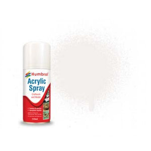 Humbrol 34A White Matt 150ml Spray 6034
