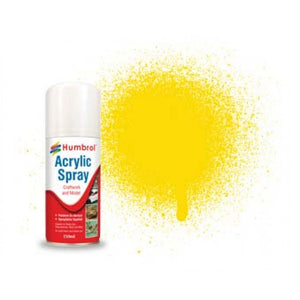 Humbrol 69A Yellow 150ml Spray 6069