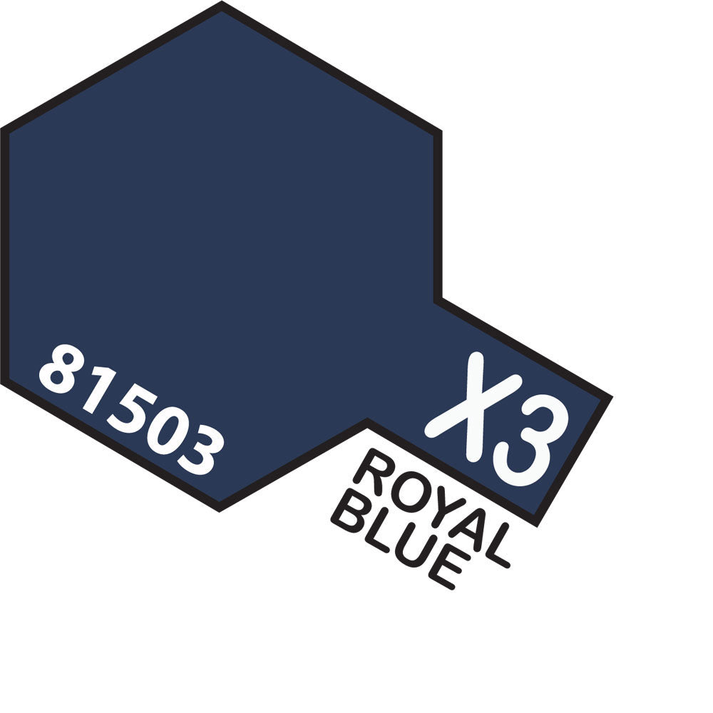 TAMIYA MINI X-3 ROYAL BLUE