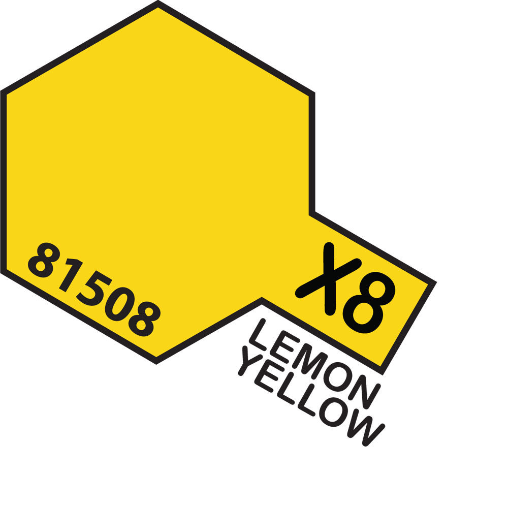 TAMIYA MINI X-8 LEMON YELLOW