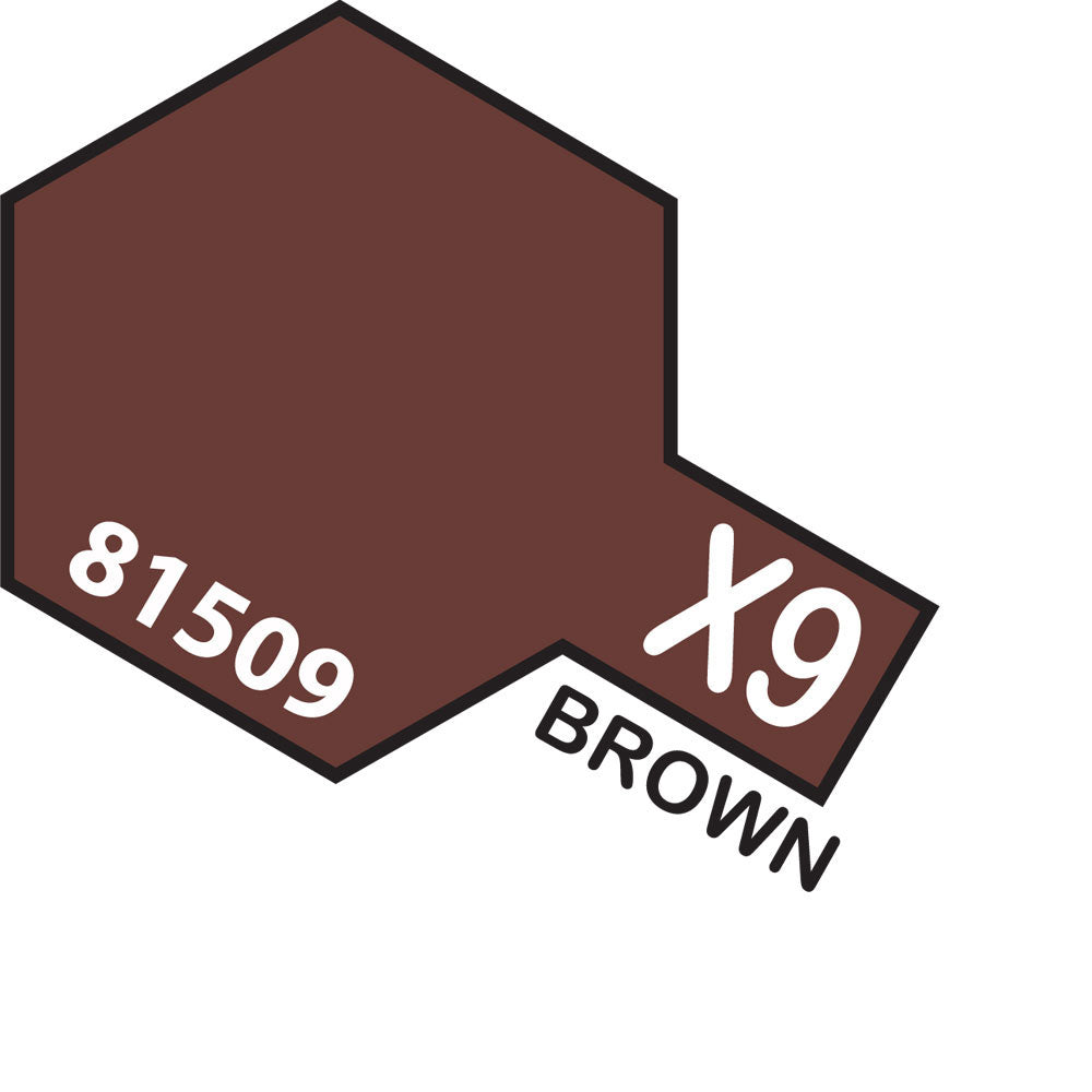 TAMIYA MINI X-9 BROWN
