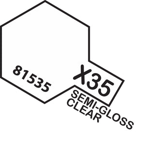 TAMIYA MINI X-35 SEMI GLOSS CLEAR