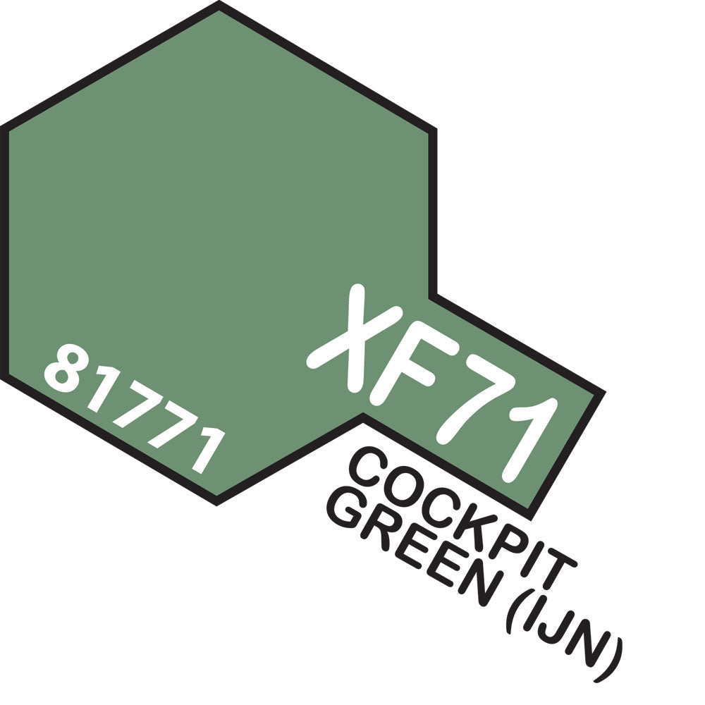 TAMIYA MINI XF-71 COCKP. GREEN