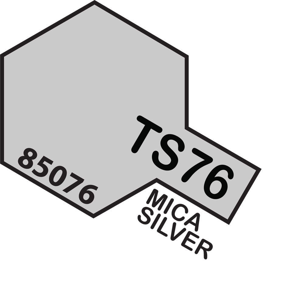 Tamiya TS-76 Mica Silver Spray Paint