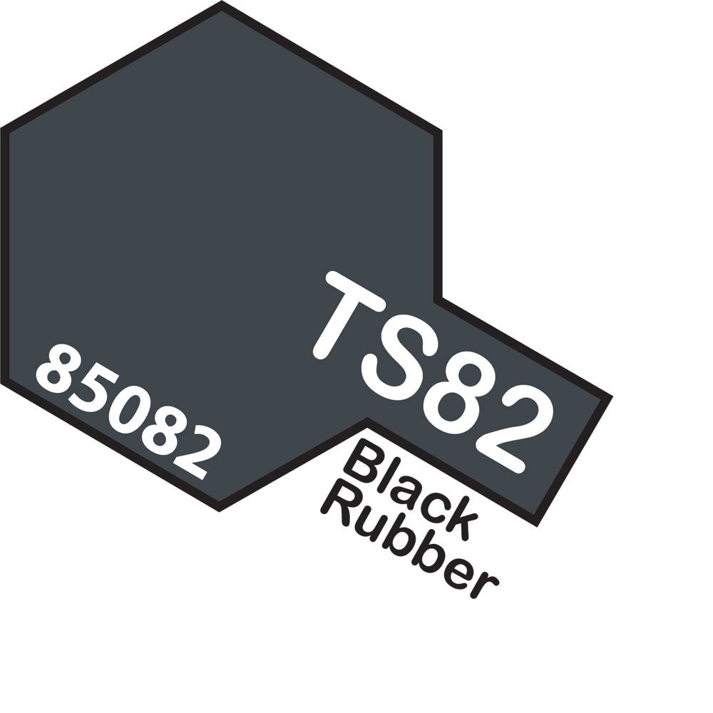 Tamiya TS-82 Rubber Black Spray Paint