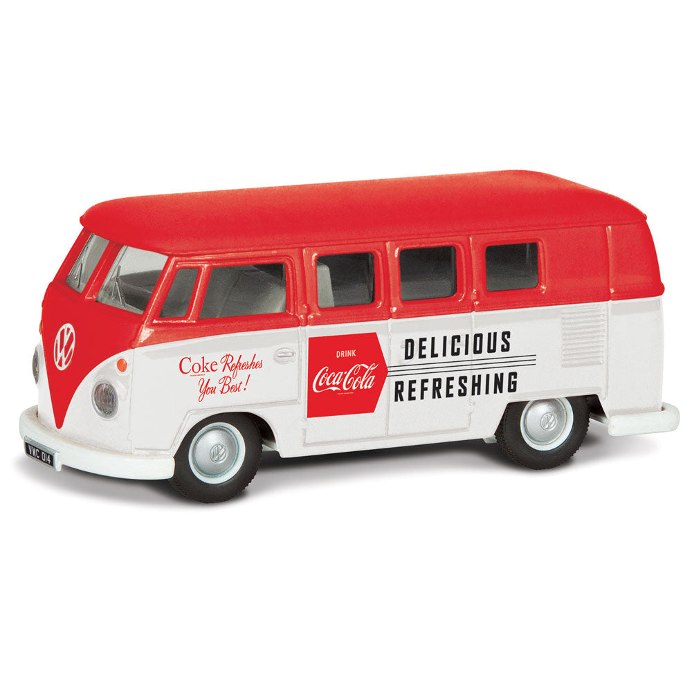 CORGI COCA COLA LATE 1960'S VW CAMPER 1:43 CC02733
