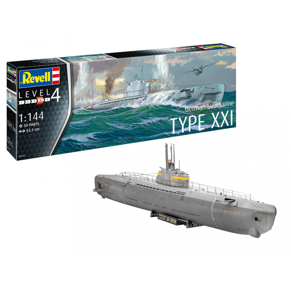 Revell German Submarine Type XXI 1/144 05177