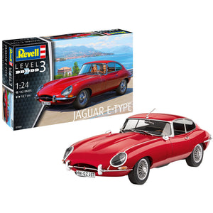 REVELL JAGUAR E-TYPE (COUPÉ) 1:24 Scale 07668