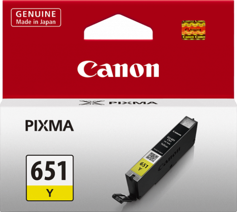 Canon CLI651Y Yellow Ink Cartridge