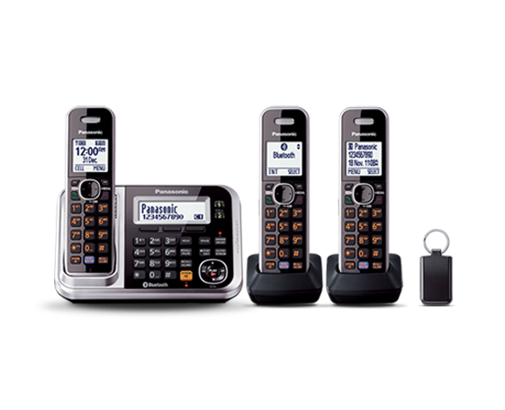 Panasonic KXTG7893 3 Hand Set Cordless Phone