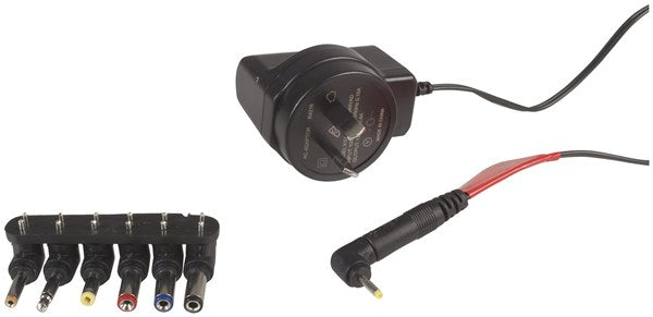 12V DC 400mA Ultra-Slim Power Supply 7DC Plugs