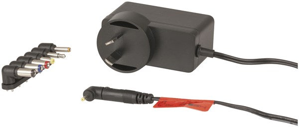 12V DC 2.5A Power Supply 7DC Plugs