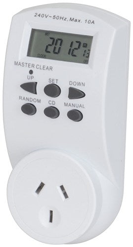 MS6114 Mains Timer LCD 8 Prog