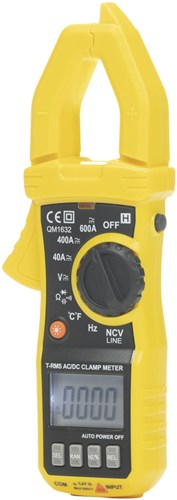 QM1632 Clamp Meter 600A True RMS AC/DC