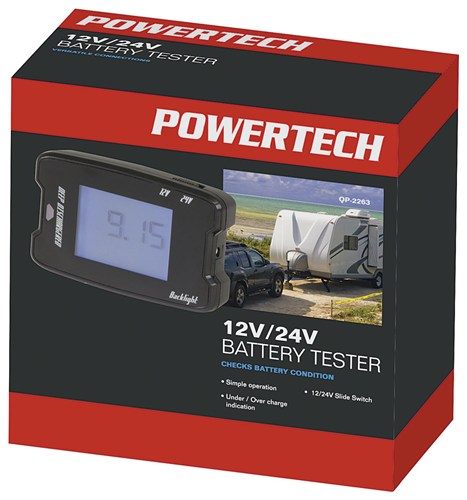 QP2263 Battery Tester 12V/24V