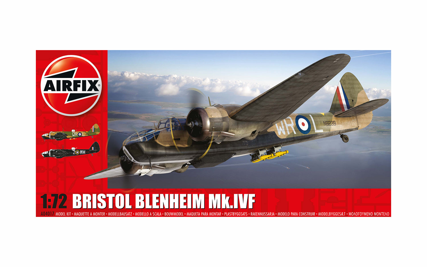 Airfix Bristol Blenheim MK1V Fighter 1:72 04017