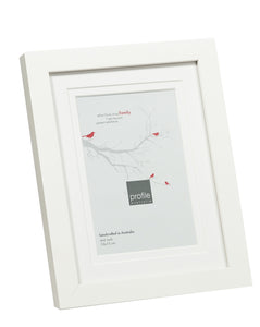 10420 Deluxe White Double matted Photo Frame