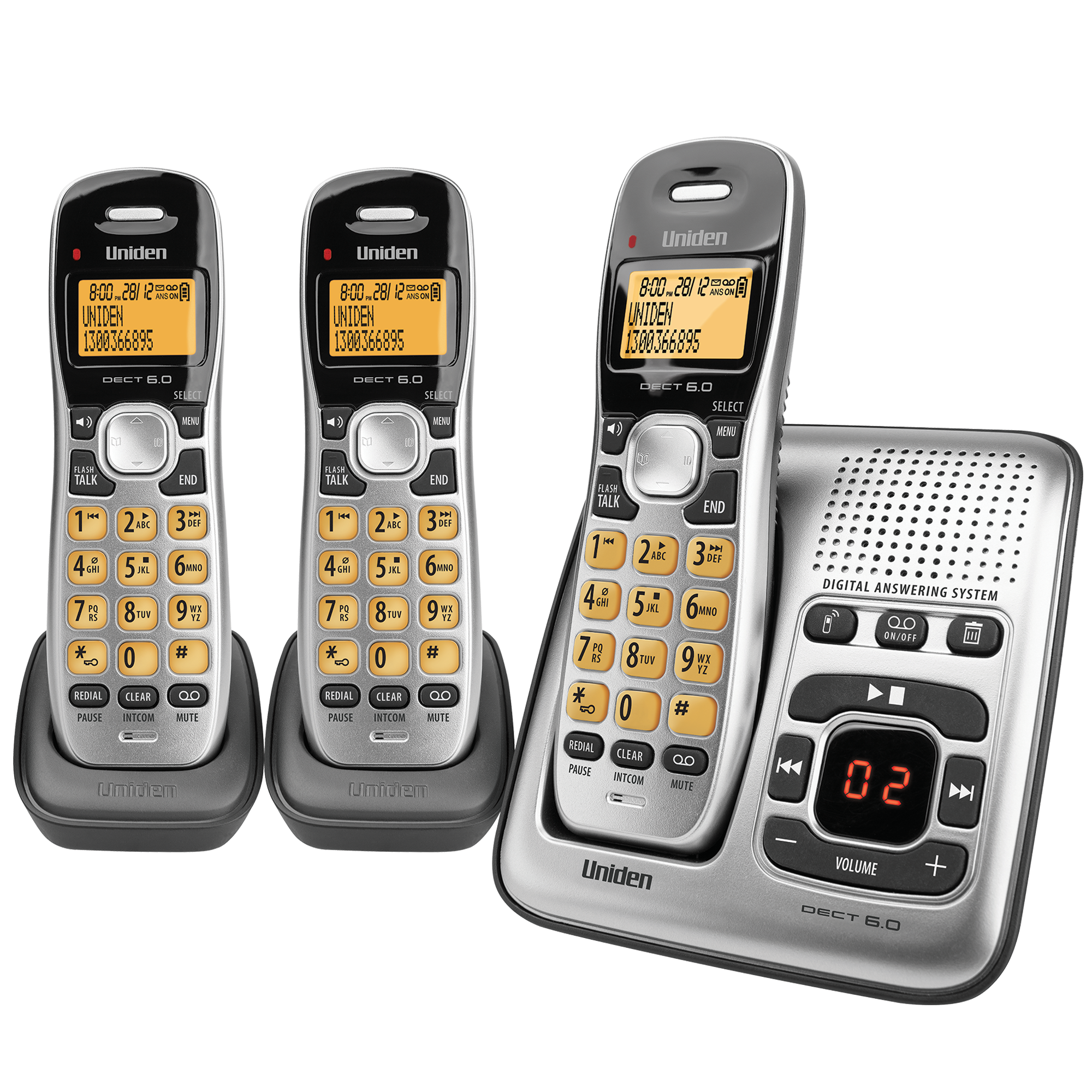 Uniden DECT1735+2 TAM Cordless Phone
