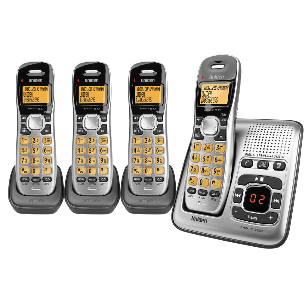Uniden DECT1735+3 TAM Cordless Phone