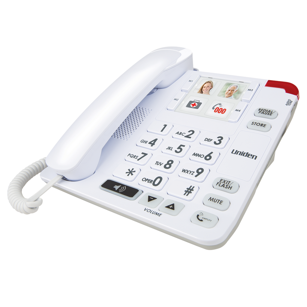 Uniden SSE34 Hearing Impaired Corded Telephone