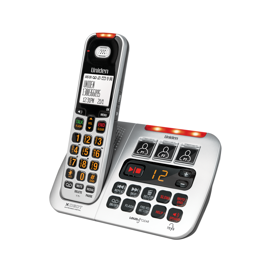 Uniden SSE45 Hearing Impaired Cordless Telephone
